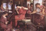 John William Waterhouse Penelope and thte Suitor (mk41) oil painting picture wholesale